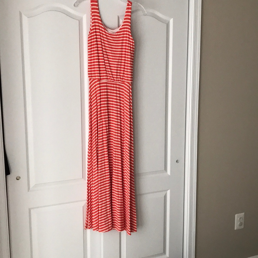 Striped maxi dress